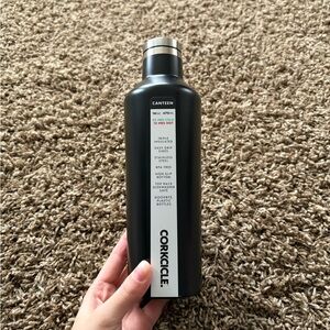 Corkcicle Matte Black 16oz Canteen